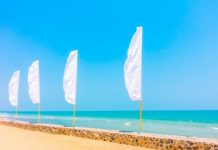 อาวุธงานอีเวนต์ ป้ายธงชายหาดโดดเด่นได้ทุกที่ ไม่ใช่แค่ที่ชายหาด! ป้ายธงชายหาด